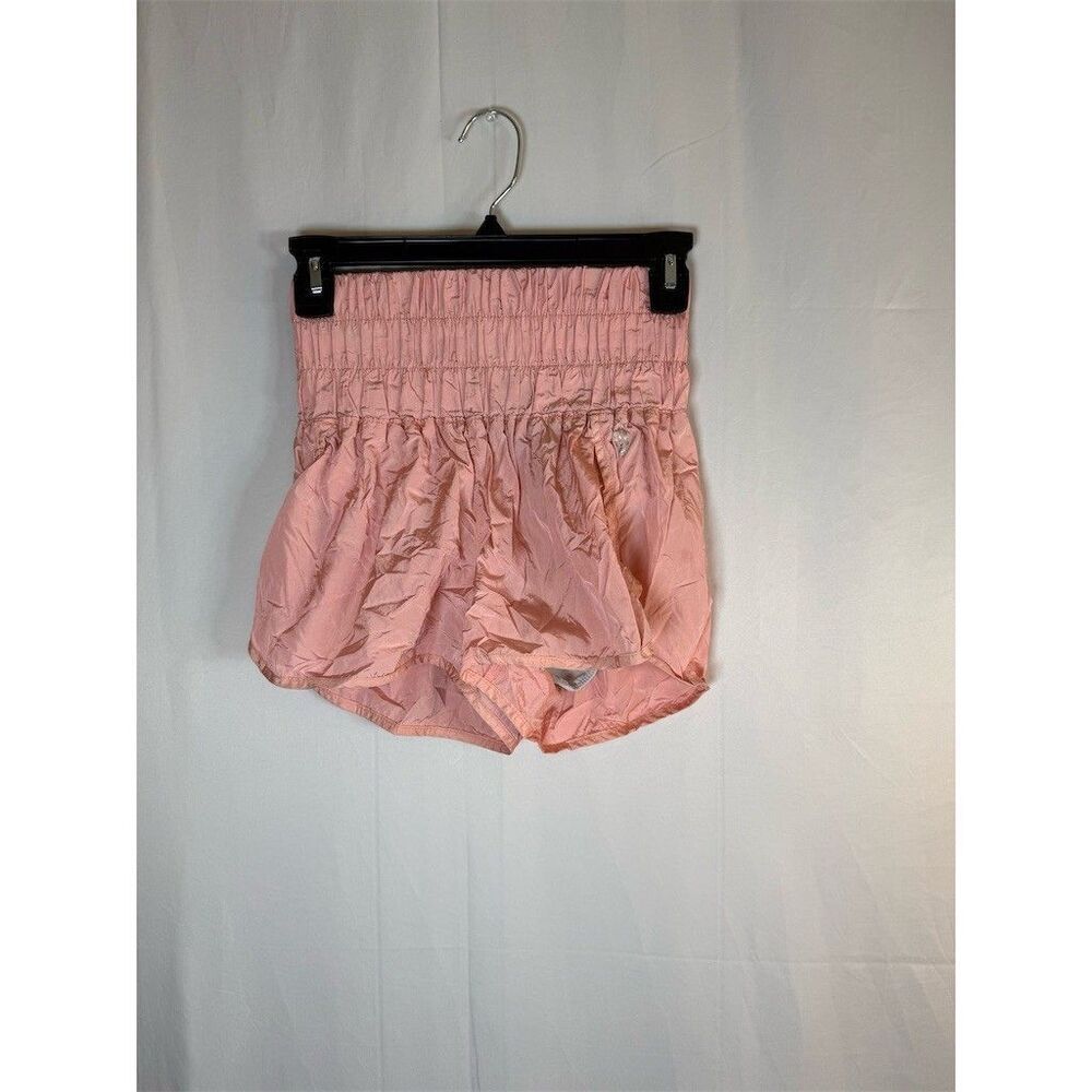 FP Movement by Free People Way Home Shorts Womens XS Pink High Rise Lined - Picture 2 of 9